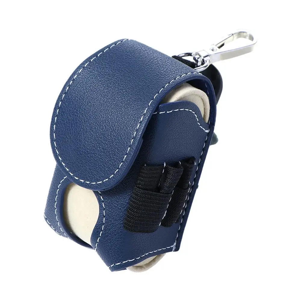 Accessories Leather Pocket Sporting Goods Golf Ball Storage Pouch Golf Waist Holder Bag Golf Ball Container Golf Ball Pouch