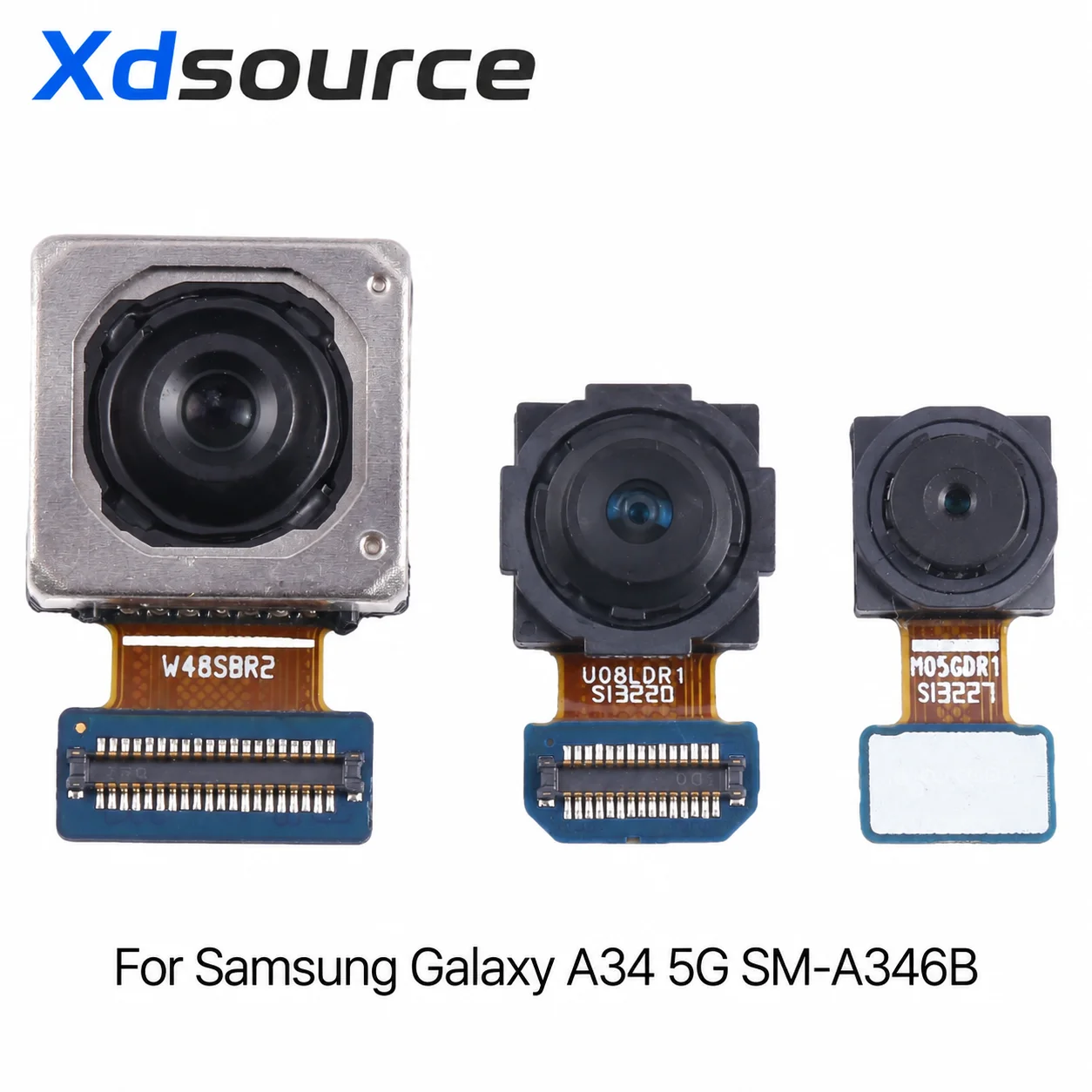 Camera Set For Samsung Galaxy A34 5G SM-A346B Macro + Wide + Back Camera