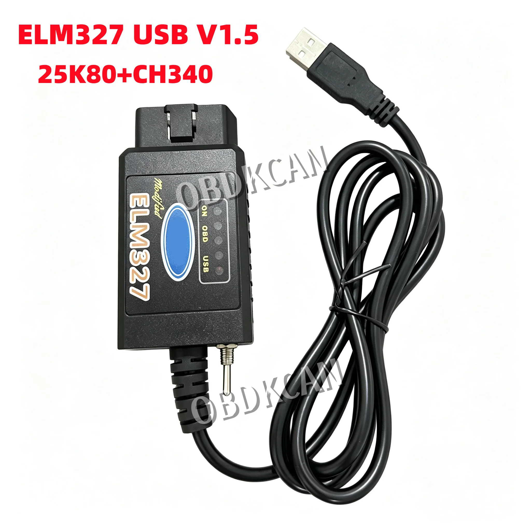 OBD2 Scanner Cable ELM327 USB V1.5 With Switch For F0rd HS-CAN/MS-CAN OBD2 Car Diagnostic Tool