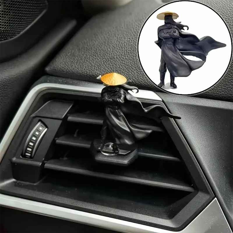 3Pcs 50mm Resin Mini Figures Model Ancient Japanese Ninja Chinese Samurai Warrior Modeling Cool Miniature Car Decoration Gifts