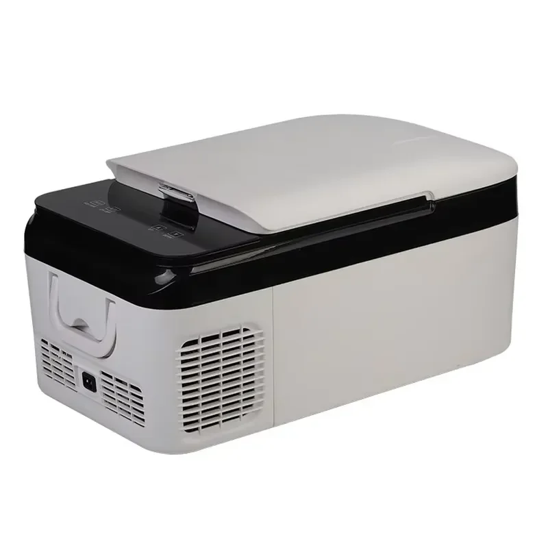 12V Portable Car Refrigerator Mini Electric Compressor Cooler for Camping Travel Vehicle Home Use Compact Fridge Freezer Box