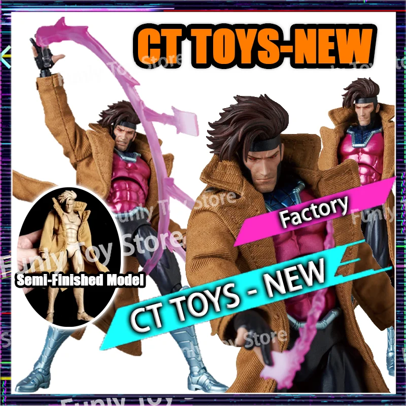 Hot-New Ct Toys Gambit Figure Mafex 131 X-Men Wolverine SHF Anime Action Figure Figurine Statue Model Customized Gifts Kids Toys