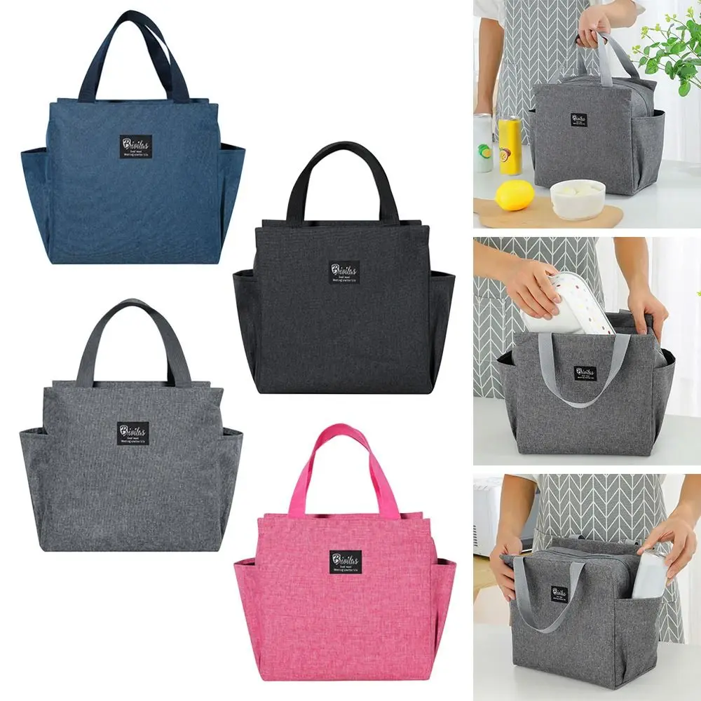 Multifunction Large Capacity Cooler Bag Waterproof Oxford Portable Zipper Thermal Lunch Bags For Women Lunch Box Picnic Food Bag