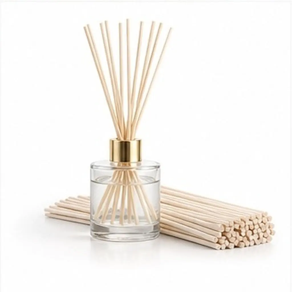 100pcs Essential Oil Reed Diffuser Sticks Natural Aroma Volatile Sticks For Home Office Bathroom Scented Air Freshener Supplies