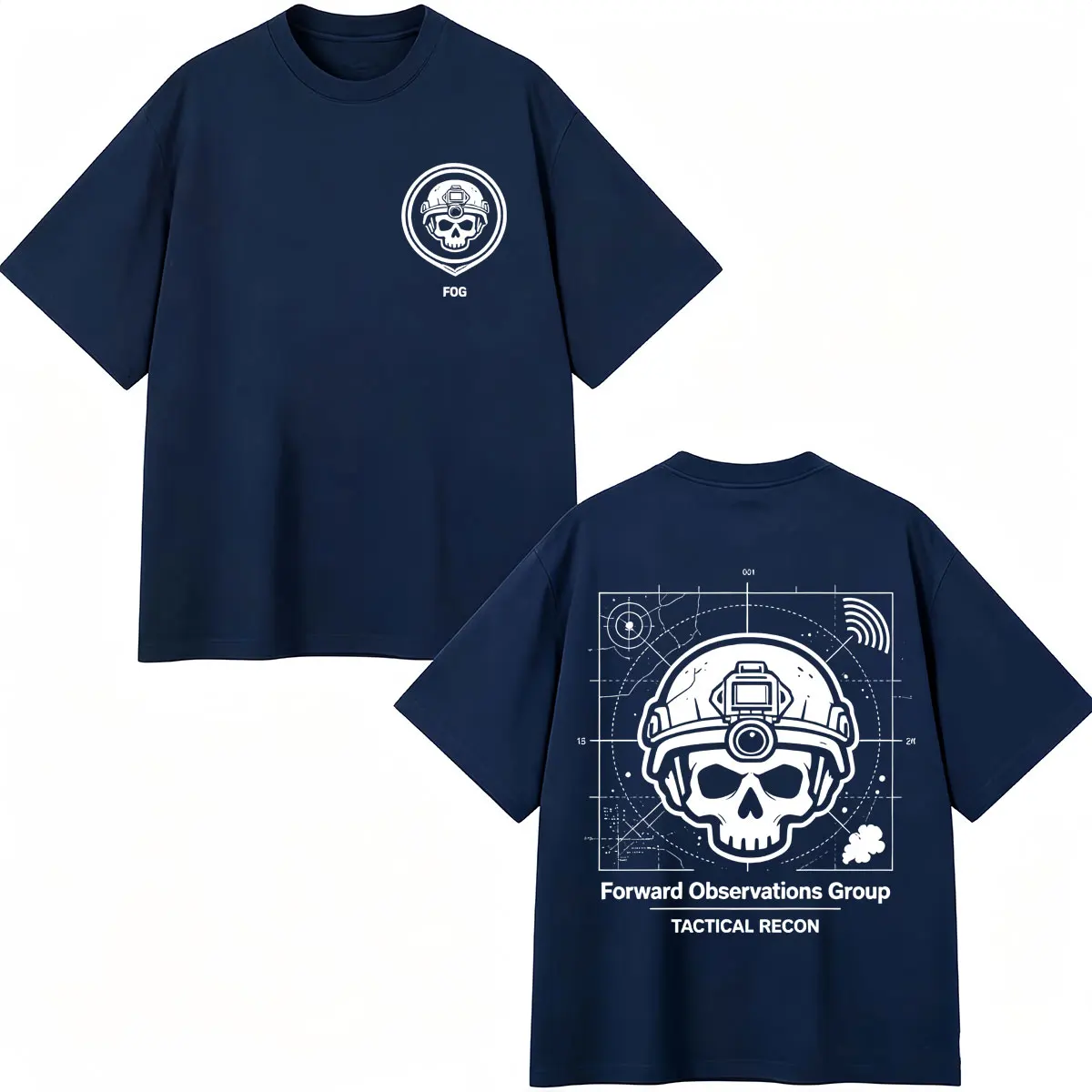 Forward Observations Group Print Vintage T Shirt Skeleton Gothic Men Women Fashion T-shirts Oversized Cotton Male T Shirts Gifts