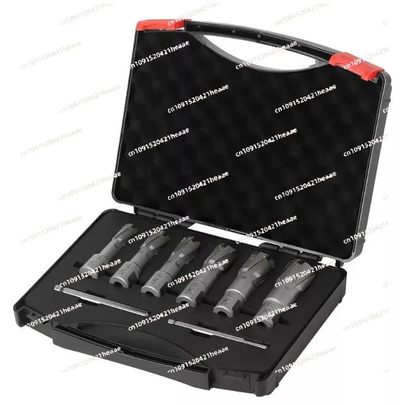 Suitable for Iron Steel Carbide Hollow Core Drill Bits Magnetic Hole Saw Set 16/18/20/22/24/24/26mm Annular Cutter Drill Bits