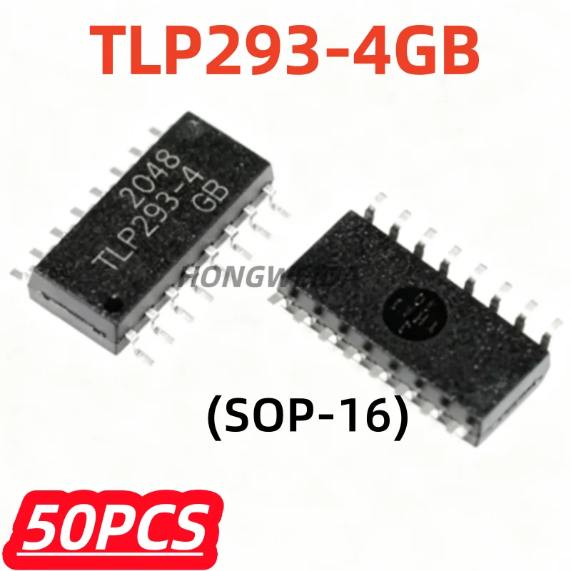 50Pcs/lot 100% New TLP293-4GB TLP293-4 TLP293-4(GB-TP,E(T SOP-16 Optocoupler isolator