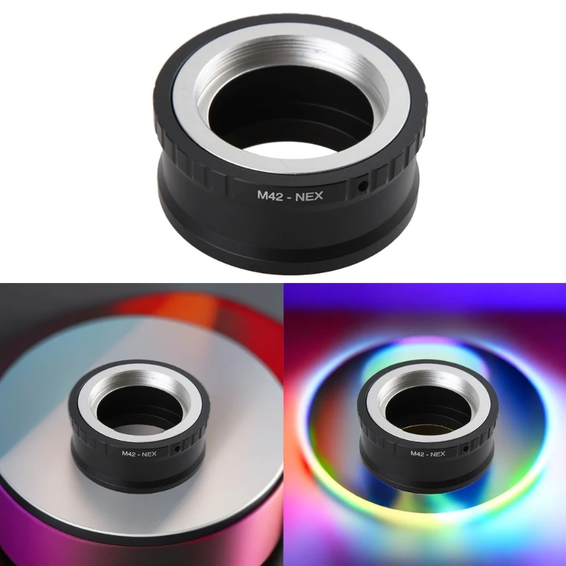 Lens Mount Adapter M42NEX Lens Adapter Ring for A7S A7SII A7R A7RII A7II A6000 A6300 NEX5C NEX5N NEX5R NEX6 NEX7 VG10