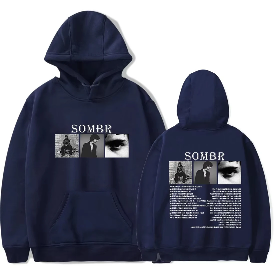 

Sombr Tour 2025 Hoodie Merch Casual Men Women Streetwear Adult Concert Hooded Sweatshirt