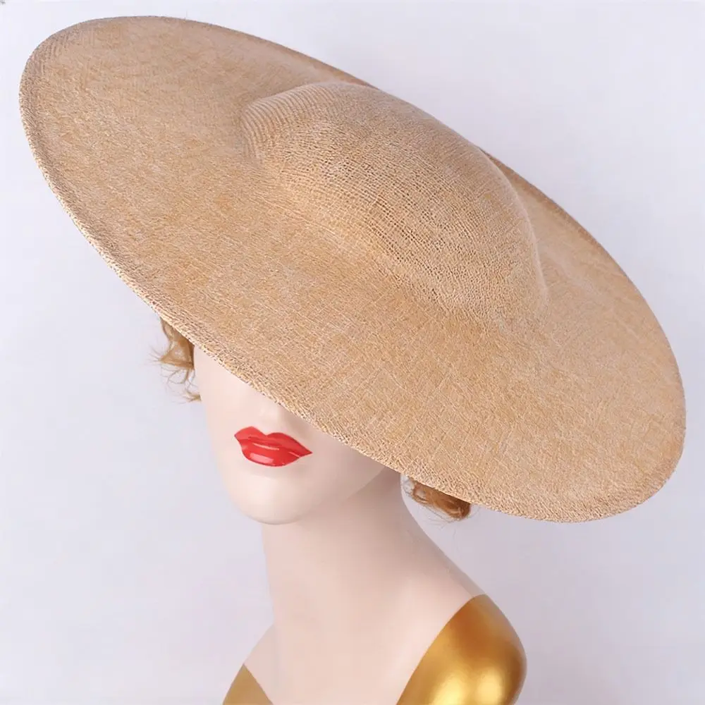 New 40cm Fascinators Base Big with Clip Hair Accessories Hat DIY Maillinery Cap for Cap Supplies