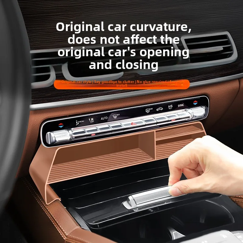 Suitable for Mercedes-Benz GLE350/GLS450 under-screen storage box GLE450 central control storage cart protection modification