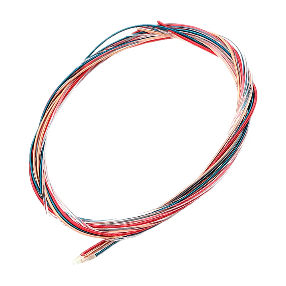 

6 Pcs Acoustic Colorful Guitar Strings Folk Accessories Classical Replacement Metal Kit