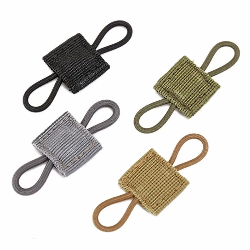 5pcs Backpack Binding Buckles Elastic Binding Buckle Carabiner Clip Bags Clasp Cord Fix Gear Elastic Strap