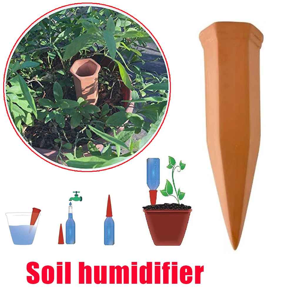 

Терракотовое автоматическое устройство для полива, система полива растений, цветочный горшок, вставной поливочный кол, подходит для горшечных растений