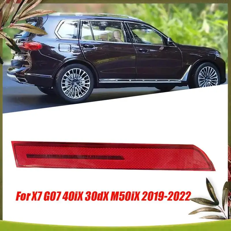 

AB98-Right Rear Bumper Reflector W/ Fog Light 63147442307 For BMW X7 G07 2018-2022 40IX 30DX M50IX Reflector Fog Light Assy