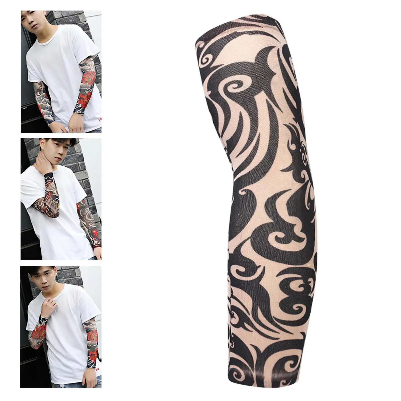 2X Unisex Cooling Arm Sleeves Cover up for Walking Basketball