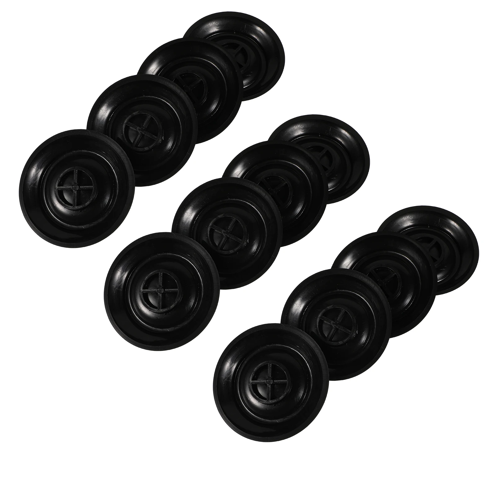 

8 Pcs Floor Mat Pedal Sustain for Piano Pads Felt Non Foot Castor Wheels Caster Mats Non-Slip Floormat Wooden