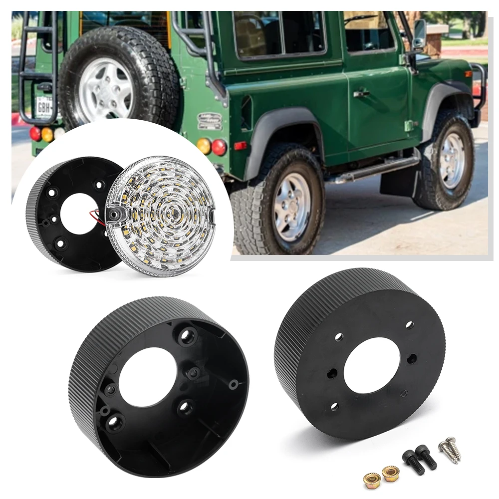 LED Mounting Plinth for Land Rover Defender 90 110 130 1990 2000 -2016 127 NAS SPEC Style Light front rear 95mm lamp- AMR3850