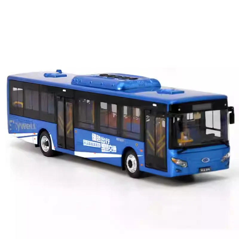 

1:42 Модель литья под давлением электрического городской автобуса Nanjing King Long Skywel NJL6129EV H12 — моделирование сплава, коллекционный подарок для общественного транспорта