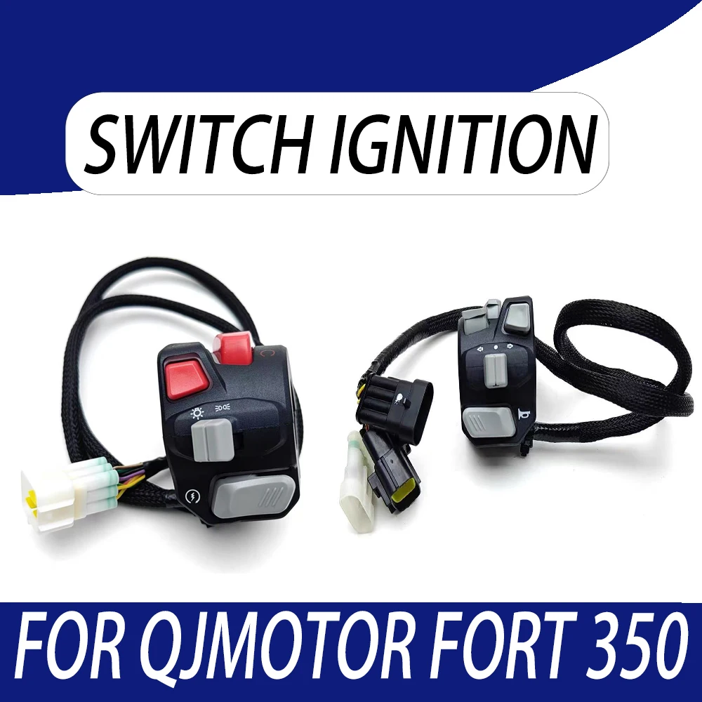 

Left Right Headlight Turn Signal Horn Ignition Start Switch Handle Button For QJMOTOR FORT 350