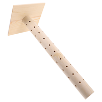360 Degree Rotating Lollipop Display Stand Round Hole Wood Candy Holder For Halloween Decor Commercial Cake Stand Sucker Holder