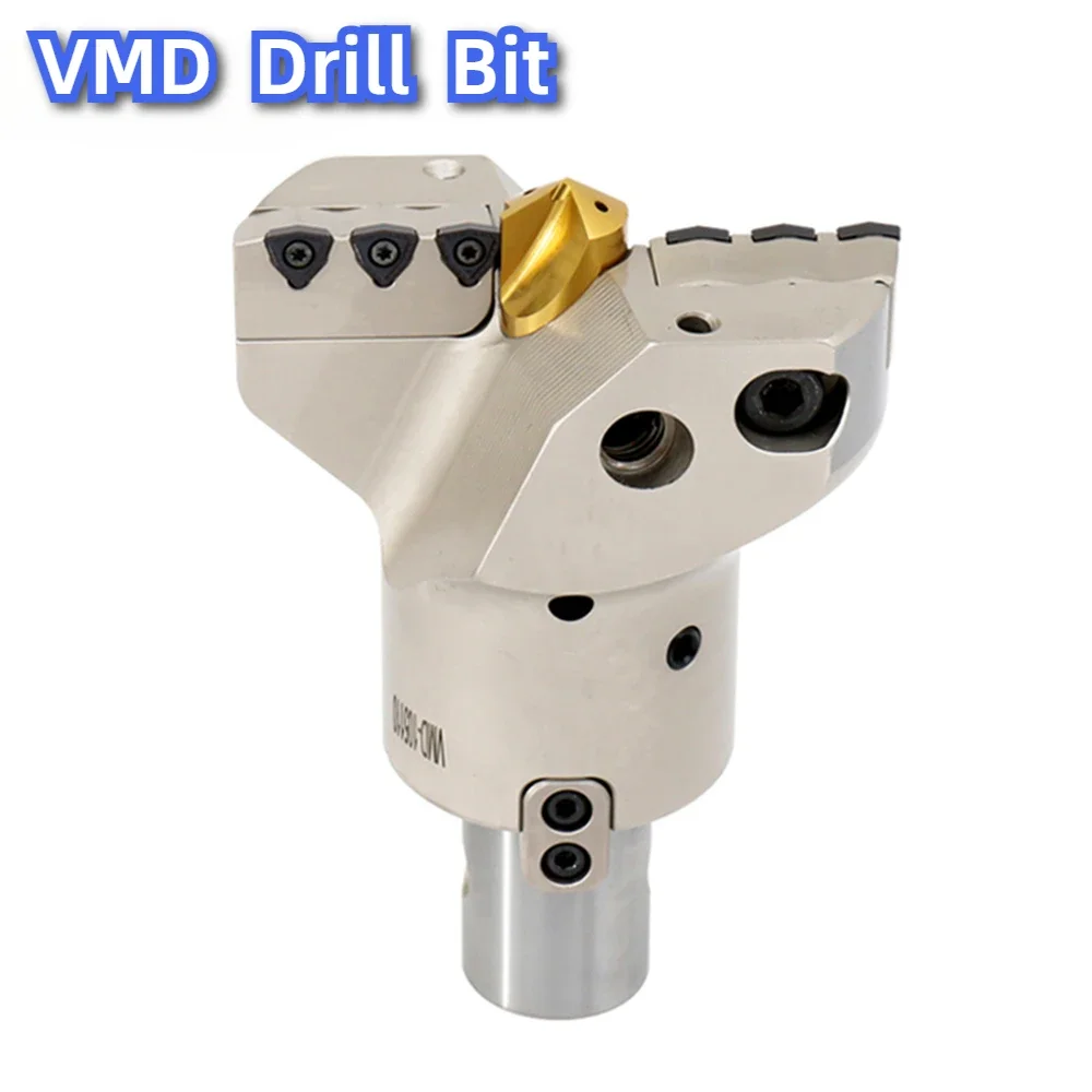 VMD Drill Large Diameter Deep Hole U Drill Bit 45mm To 200mm High Quality CNC Lathe Drill Tools,For WCMX WCMT Positioner Inserts