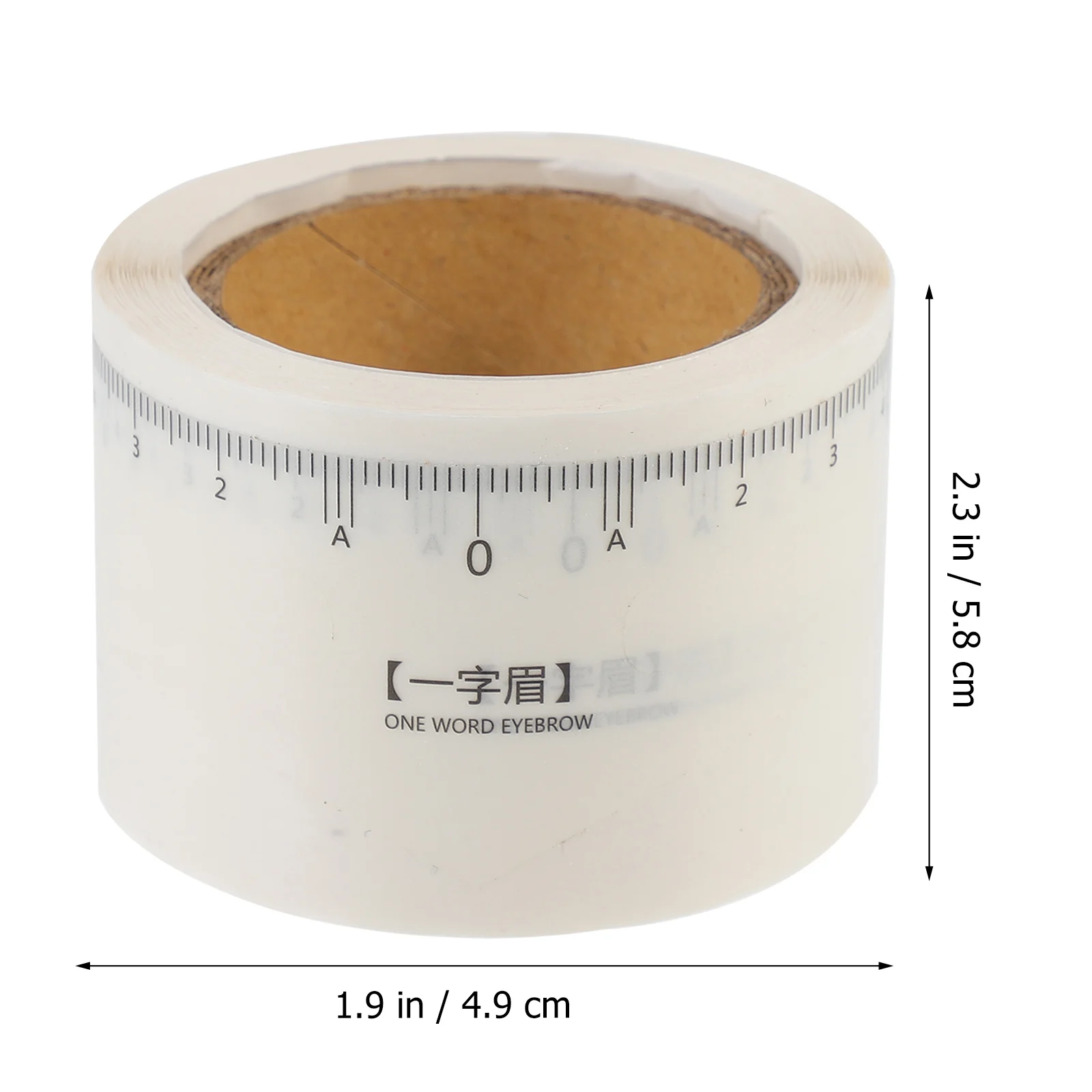 

Eyebrow Scale Sticker Safe Material Remove Adhesive Disposable Measurer Women Makeup Accessory Auxiliary Ruler Sticker