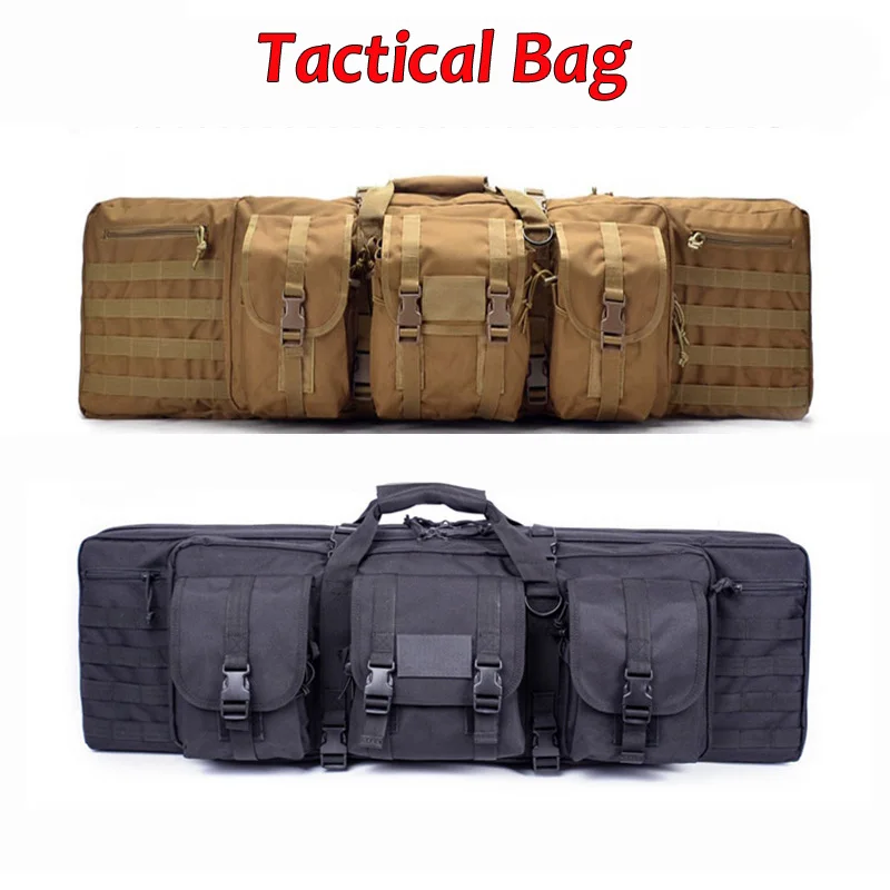 

93 108 118 142cm Tactical Gun Bag Hunting Shooting Airsoft Paintball Air Gun Sniper Rifle Case Hiking Molle Backpack