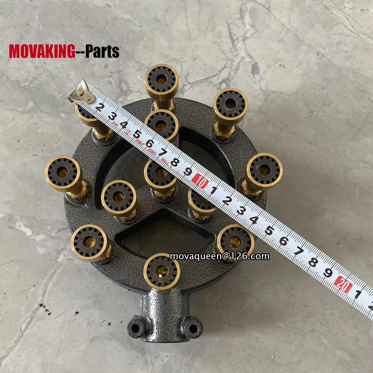 LPG NG Propane Parts 12 Holes Catering Equipments Gas Stove Head