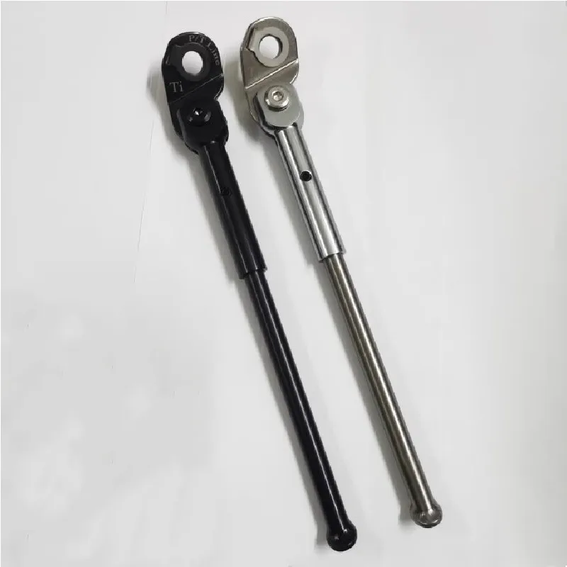 Folding bicycle titanium kickstand pline tline park stand for Brompton pline titanium bracket