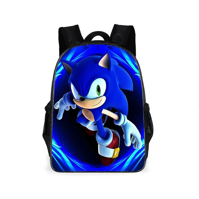 Sports Backpack SONIC Primary and Secondary School Bags Children's Backpacks Kawaii Anime Cartoon School Bag Mochila