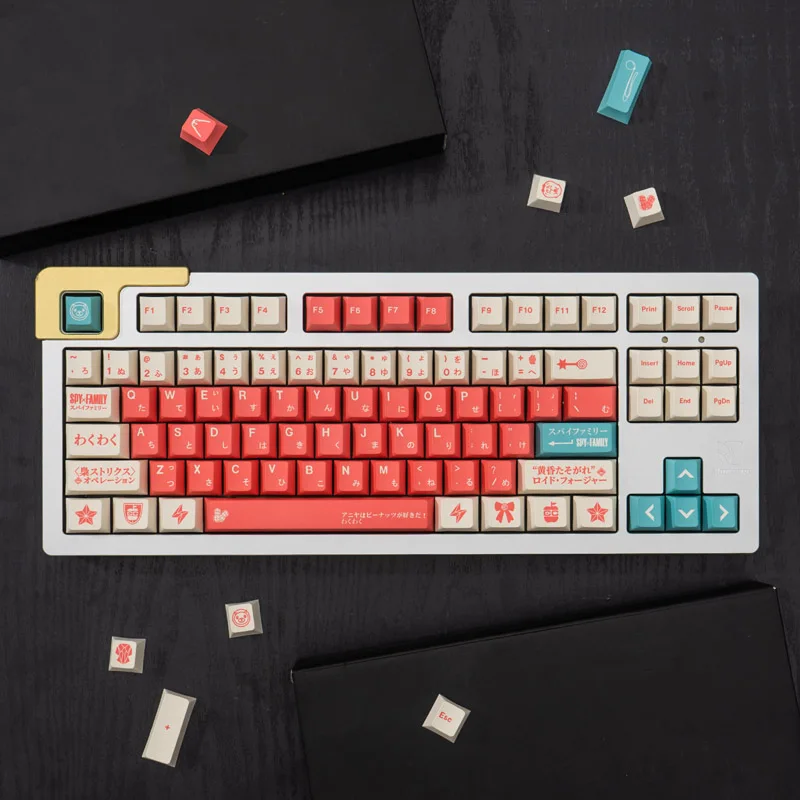 Cherry Original Highly Mechanical Keyboard Keycaps Yongqiu Original Spy Playhouse Keycaps Ania Really Hot Sublimation