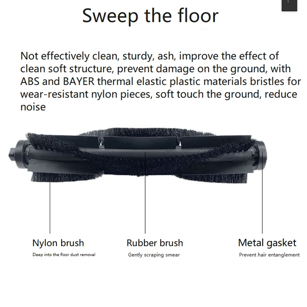 Pièces de rechange pour aspirateur robot 360 S5/S7/S7 Pro, brosse principale et latérale, filtre Hepa, filtre à eau précieux