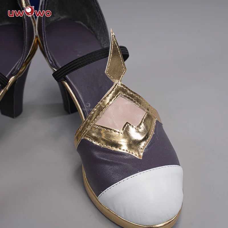 Juego de Cosplay Genshin Impact Yelan, zapatos de Cosplay Liyue Hydro, uniforme encantador para mujer, traje de juego de rol para fiesta de Halloween