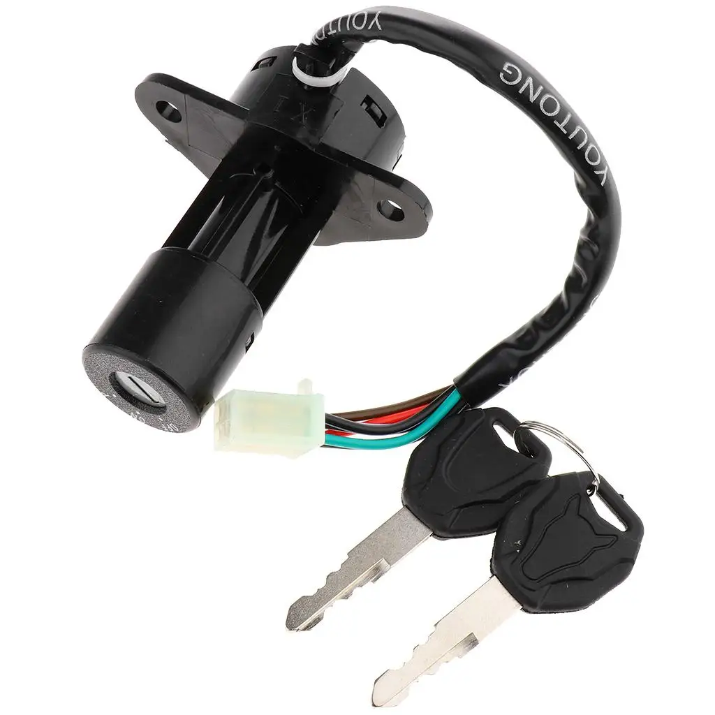 4 Or 6 Wires Motorcycle Scooter Electric Door Switch Lock for Suzuki