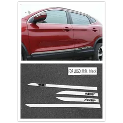 CHROME SIDE DOOR BODY MOLDING TRIM COVER LINE GARNISH PROTECTOR ACCESSORIES for Nissan Qashqai j11 2016 2017 2018 2019