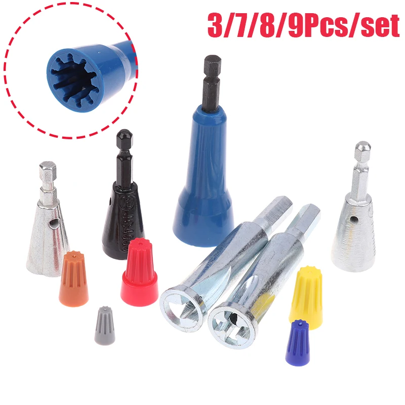 

1 комплект инструментов для скручивания проволоки, быстрый скручиватель, электрик, артефакт для электрической дрели, витой соединитель, кабельное устройство, многофункциональный инструмент