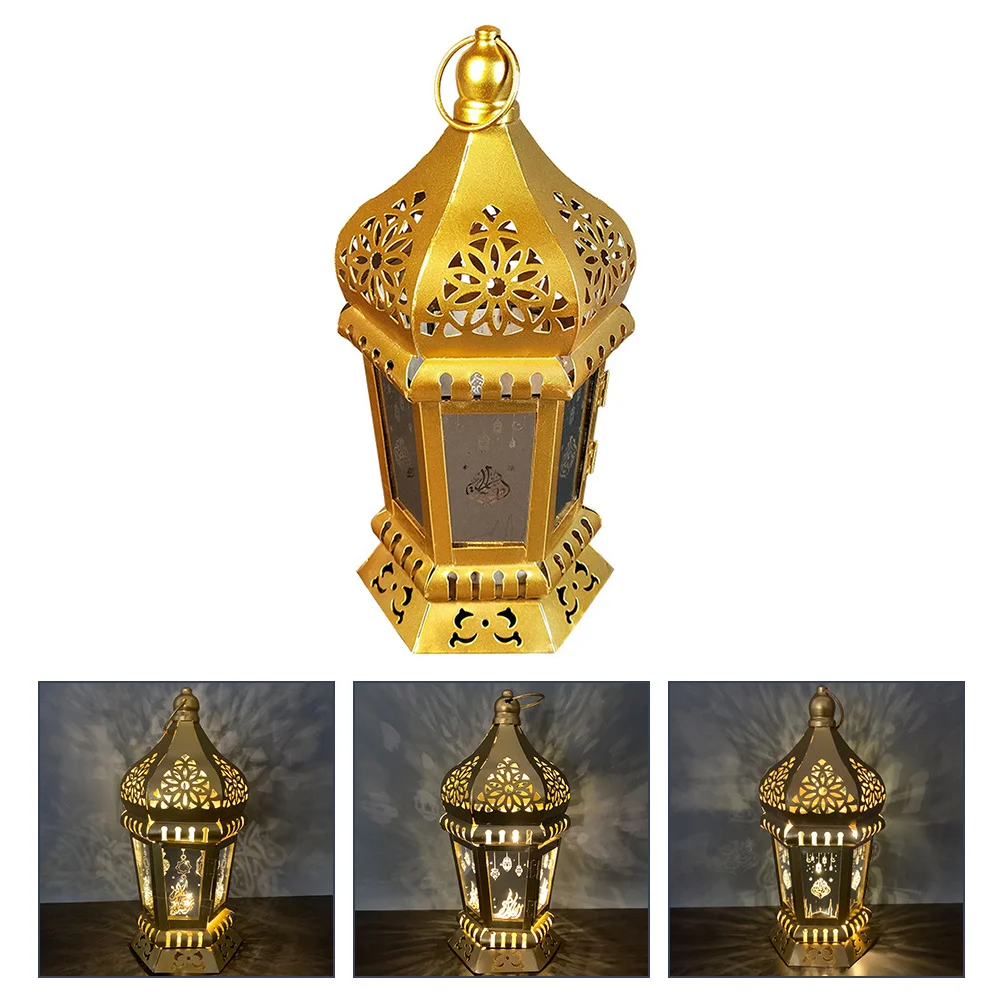 

Retro Decor Lantern Scene Layout Lamp Night Party Kerosene Ramadan Ornament Decoration for Golden