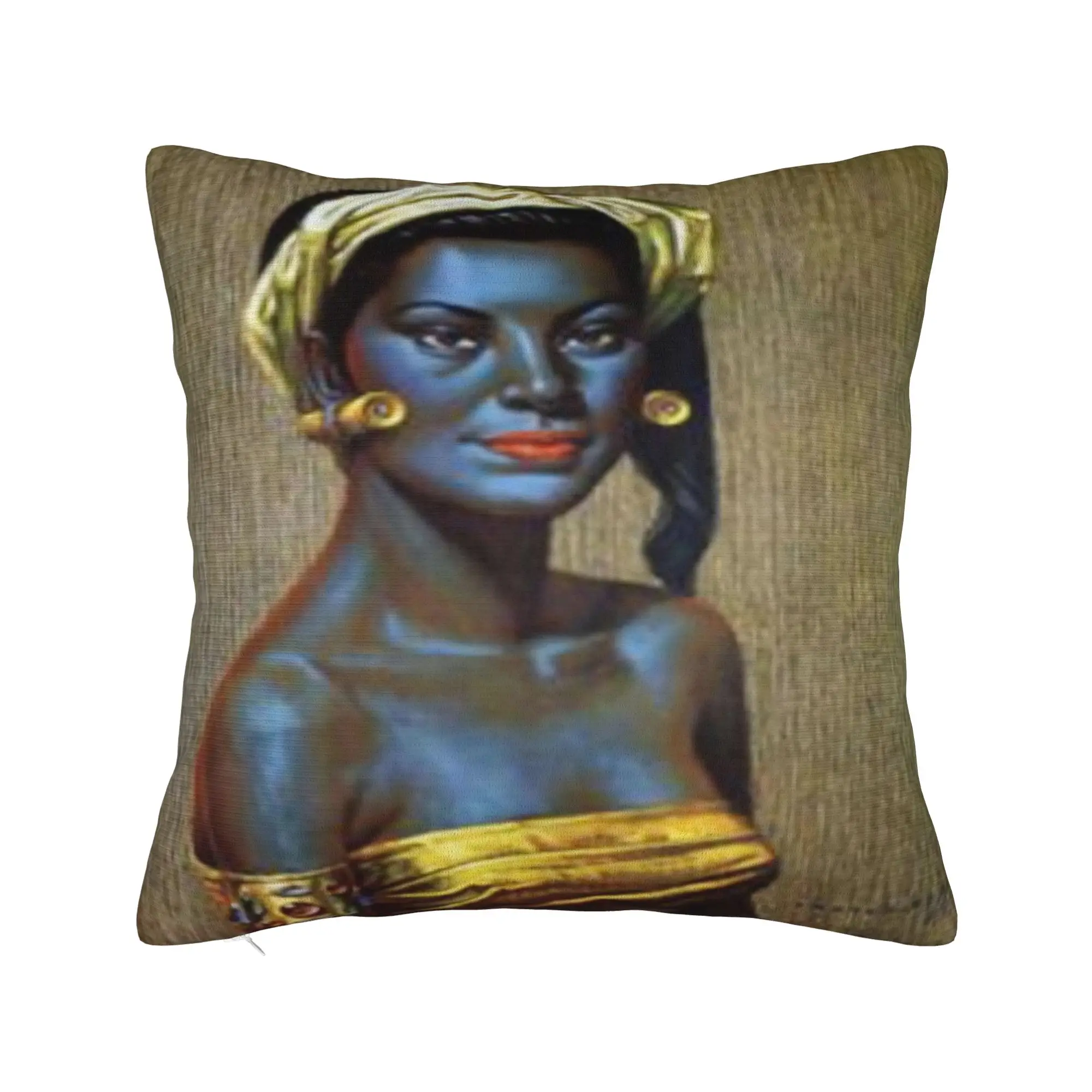 Home Decor Miss Wong Vladimir Tretchikoff  Pillowcase Stuff  Pillow Cover Zippered Multi-Size