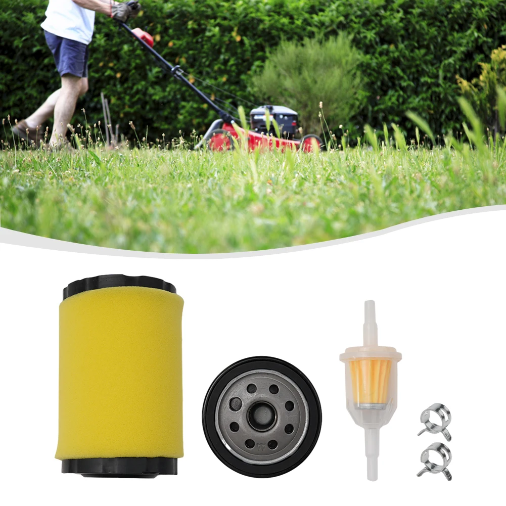 

1 Set Brand New Air Filter Oil Filter Fuel Filter Lawn Mower Parts Oil Filter Accessories Garden Power Equipment