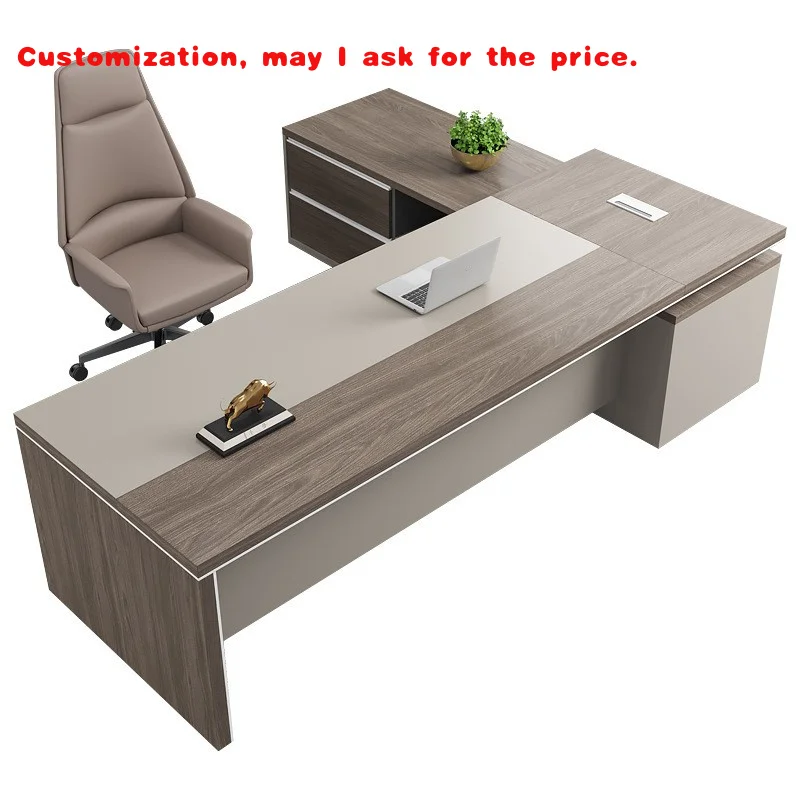 

custom.Modern Office L-shaped Desk Large Office Table Executive Ceo Desk