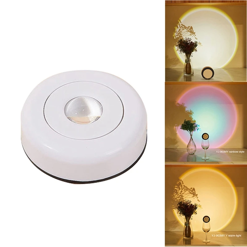 

Wireless Sunset Lamp Night Light Projector Deoration Home Wall Lamp Led Lights For Room Kitchen Display