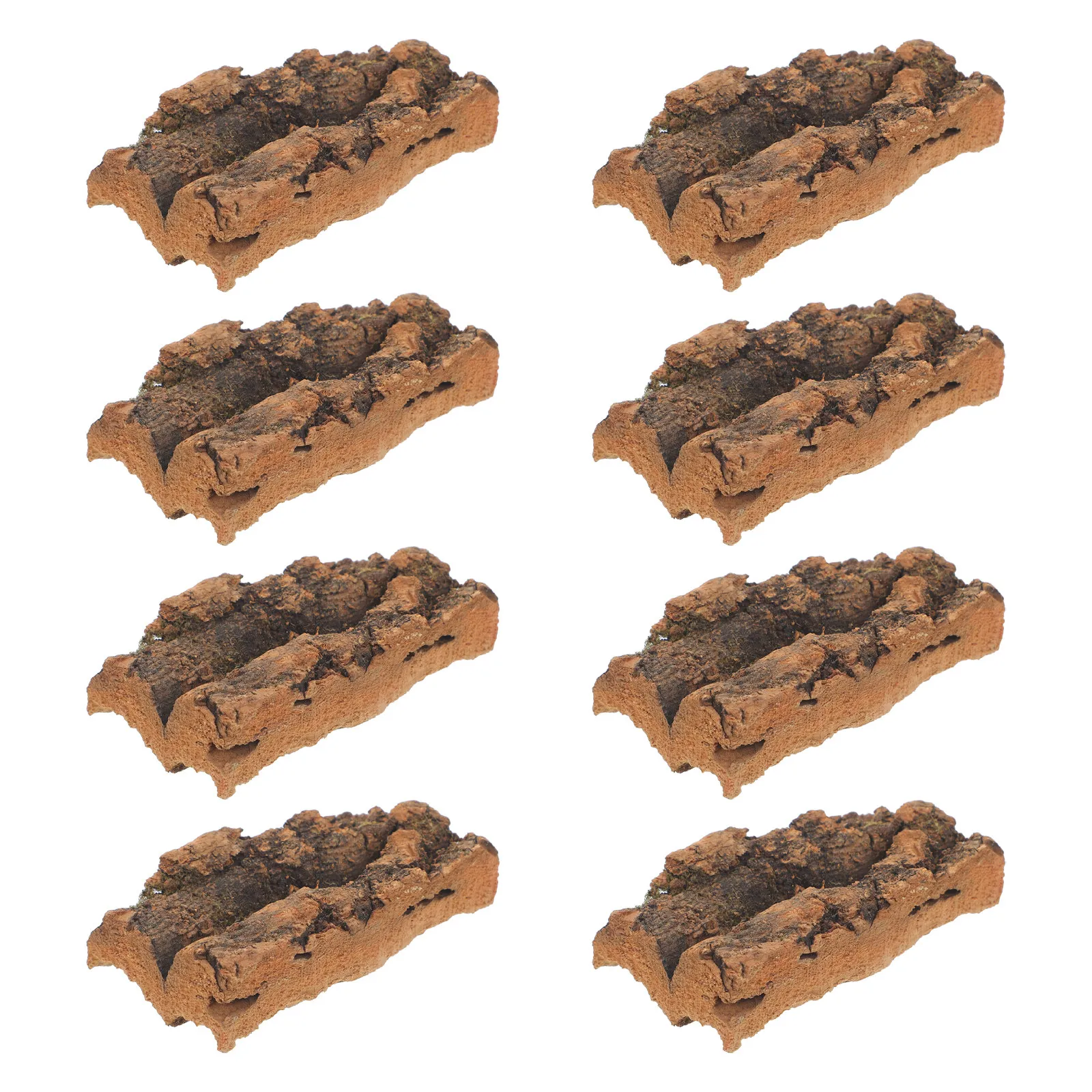 Raw Cork Bark Sections for Terrarium Landscaping Reptile Hideouts Humid Microclimate Creation Bioactive Setup Natural Substrate