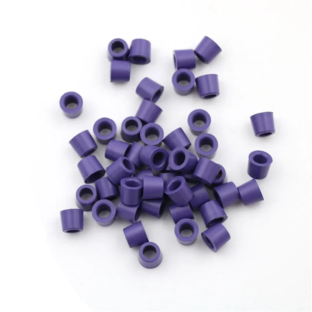 50PCS/bag Universal  Car Air Conditioning Hose Adapter Gasket Valve Purple Rubber A/c HVAC O-ring Seals Core Remover Tool Kit