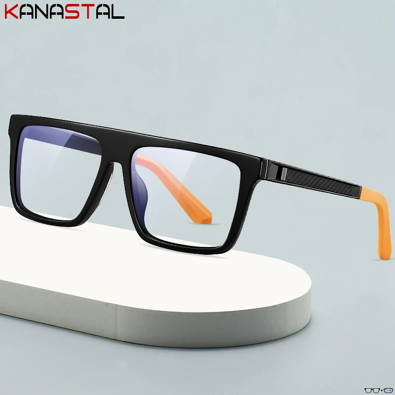 Men Blue Light Blocking Reading Glasses Prescription Optical Lenses Myopia Eyewear Women Acetate Fibre Computer Eyeglasses Frame