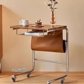 取り外し可能な収納付きのモダンなデスクトップ,ポータブル引き出し,ベッドサイド家具