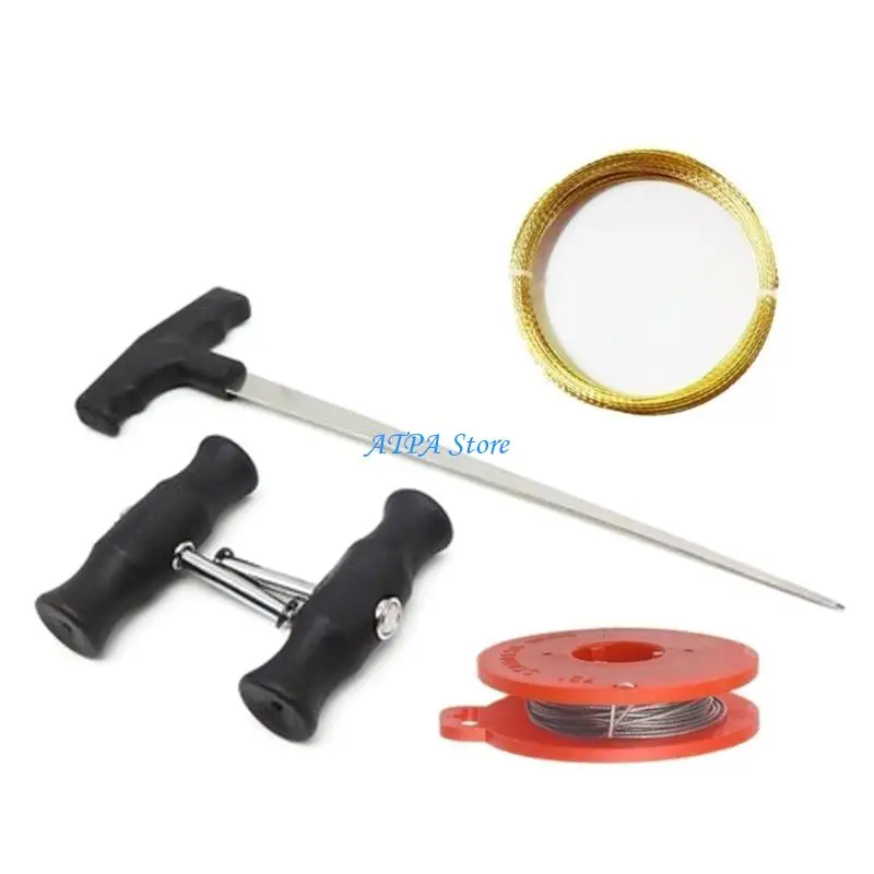 

U13C Windshield Repair Removal Tool Car Window Cutting Wire Disassemble Tool