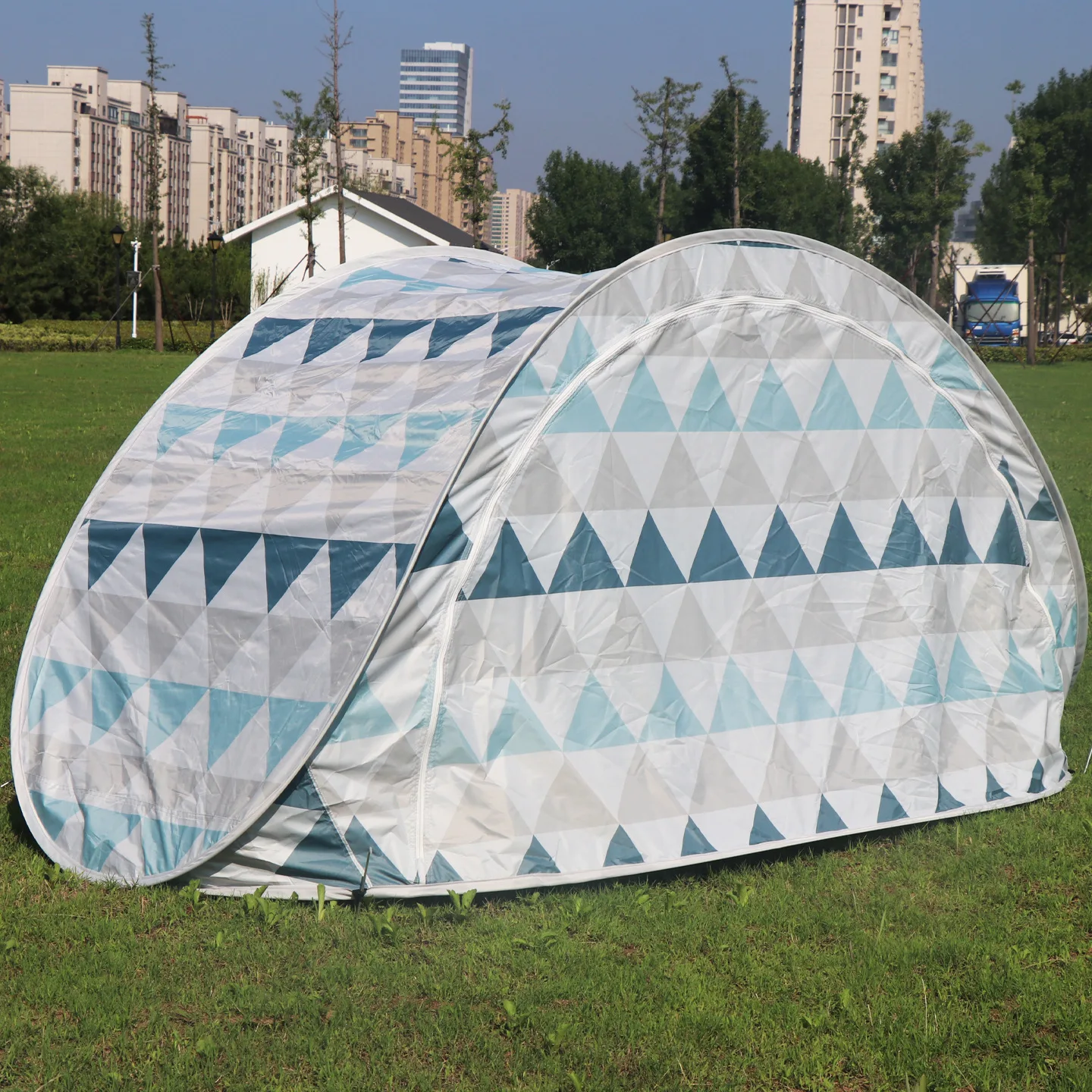 

Full-Automatic Double Layer One Bedroom Outdoor Beach Tent Portable Children's Folding Simple 2 Persons Outdoor Camping