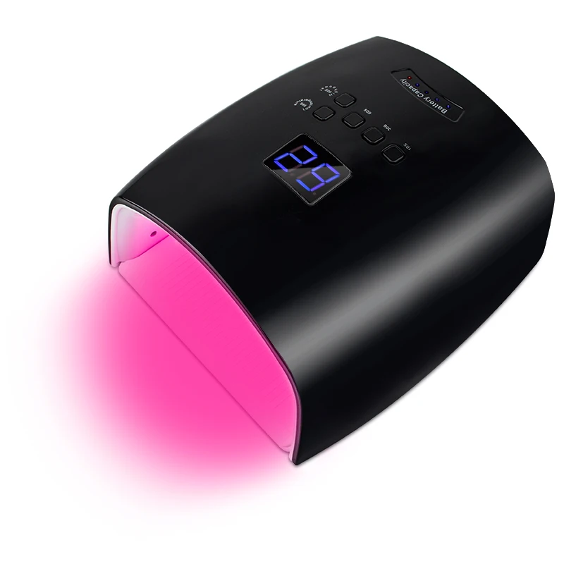 60W Rechargeable Cordless Nail Dryer With Timing Sensor for Nail Gel SUN UV LED Lamp Machine Dryer Lamp Polish Light