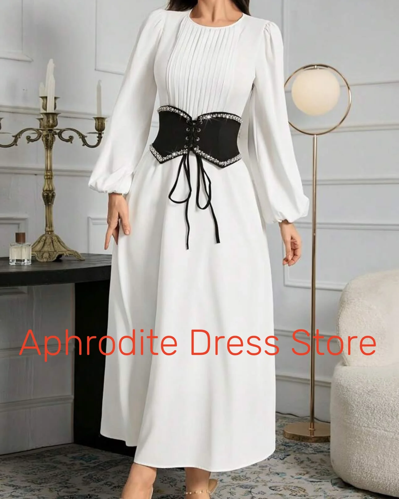 Customized High Quality Jersey Crystal Evening Dresses Temperament Long Sleeves Celebrity Gowns Custom Made Homecoming